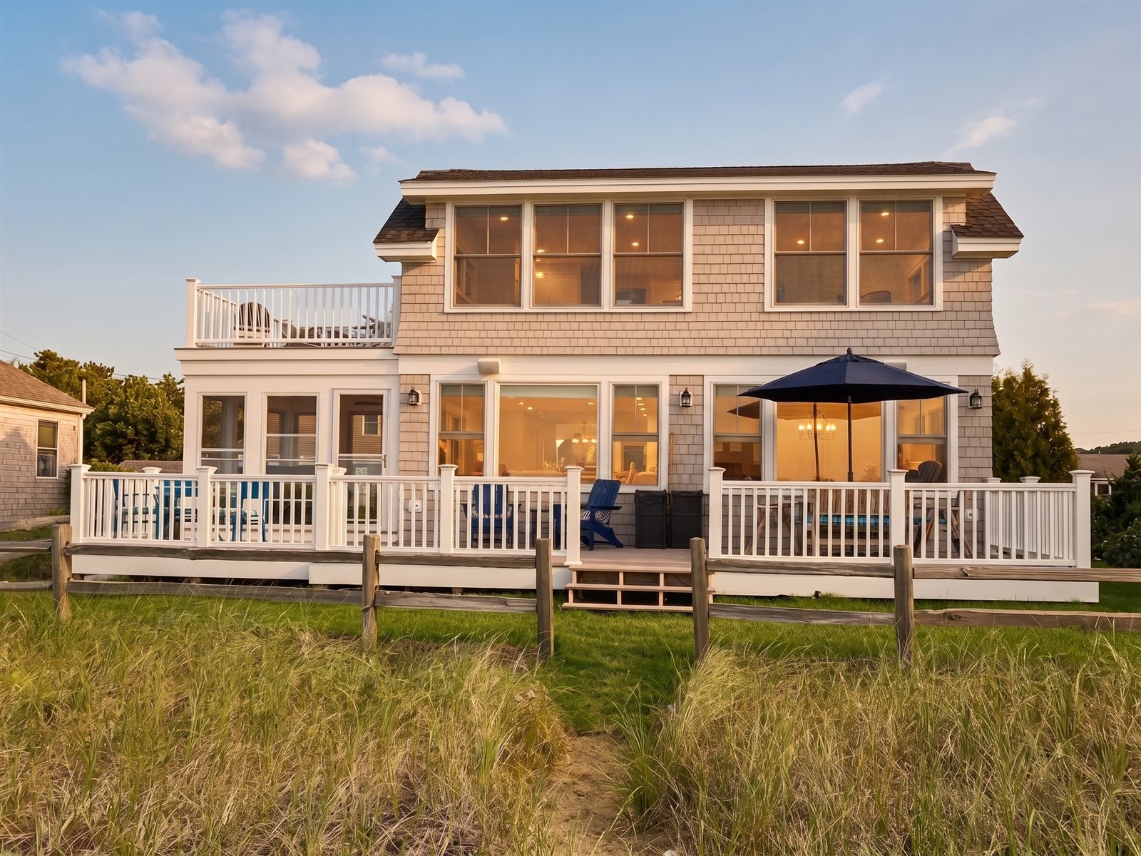 Saco Beach Cottage after renovation, back