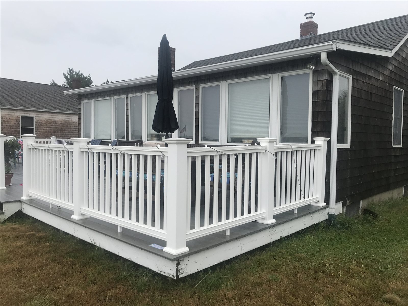 Saco Beach Cottage before renovation, back