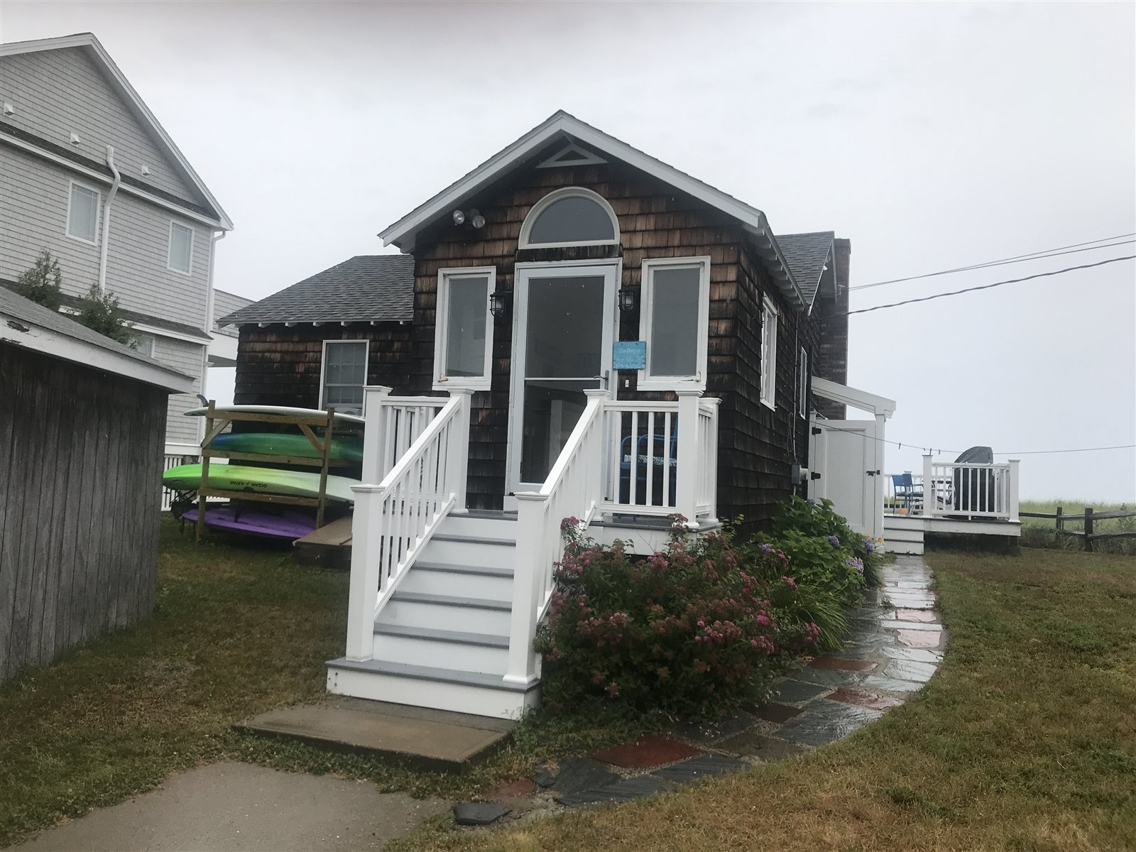 Saco Beach Cottage before renovation, front